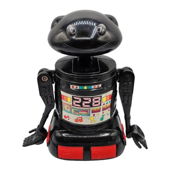 Blue-Box Dance-Bot 228 Robot Space Toy 1980s Droid Hong Kong Working Bot - Picture 1 of 4